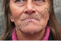 Mouth Woman Casual Average Wrinkles Street photo references